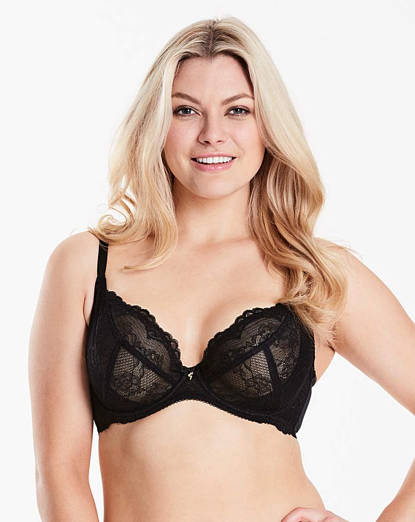 Image of Gossard Superboost Plunge Black Bra