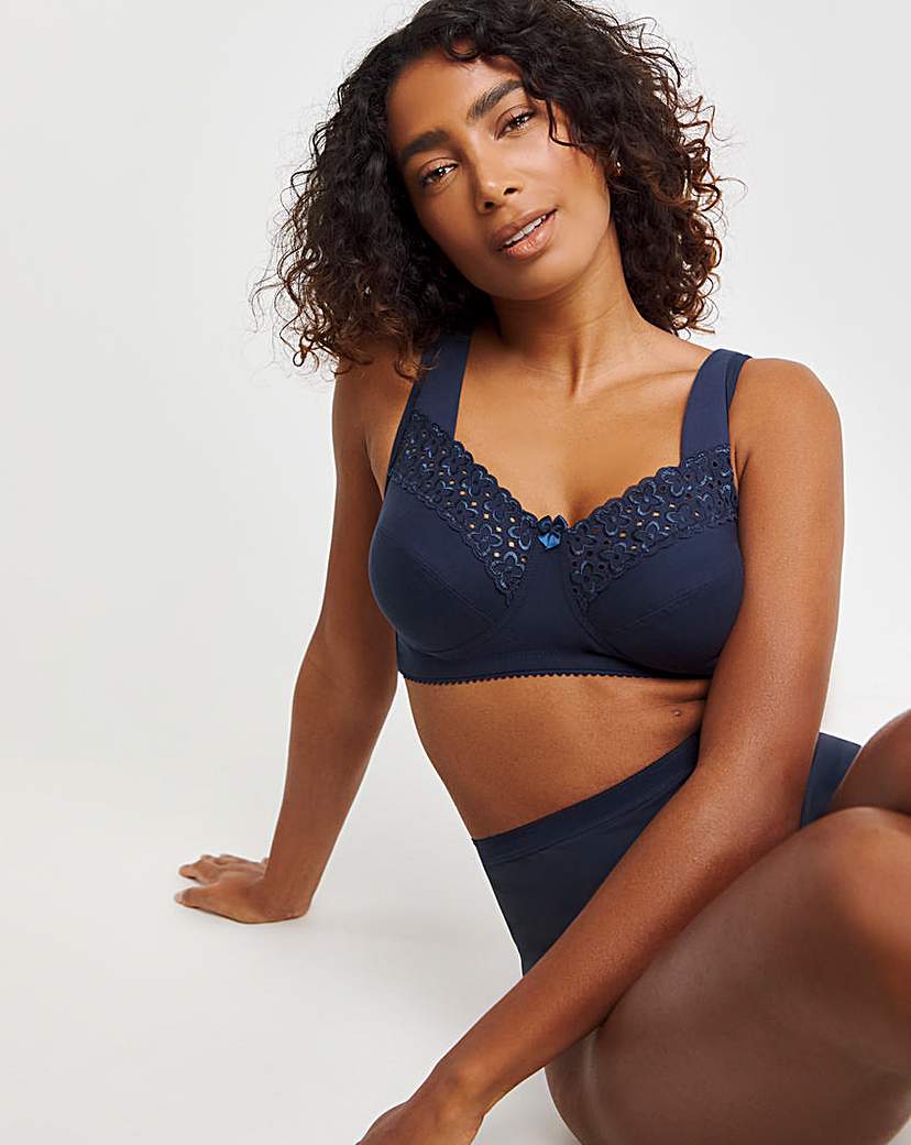 Miss Mary Broderie Anglaise Bra DarkBlue