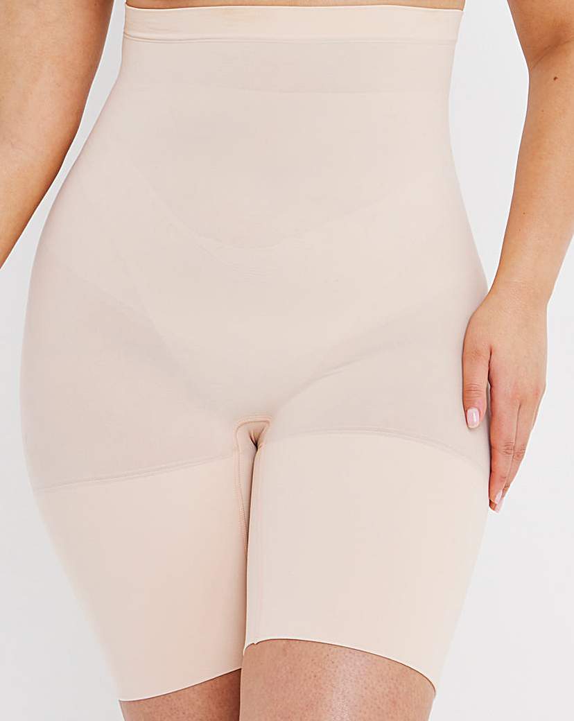 Spanx Oncore High Waist Shorts Soft Nude