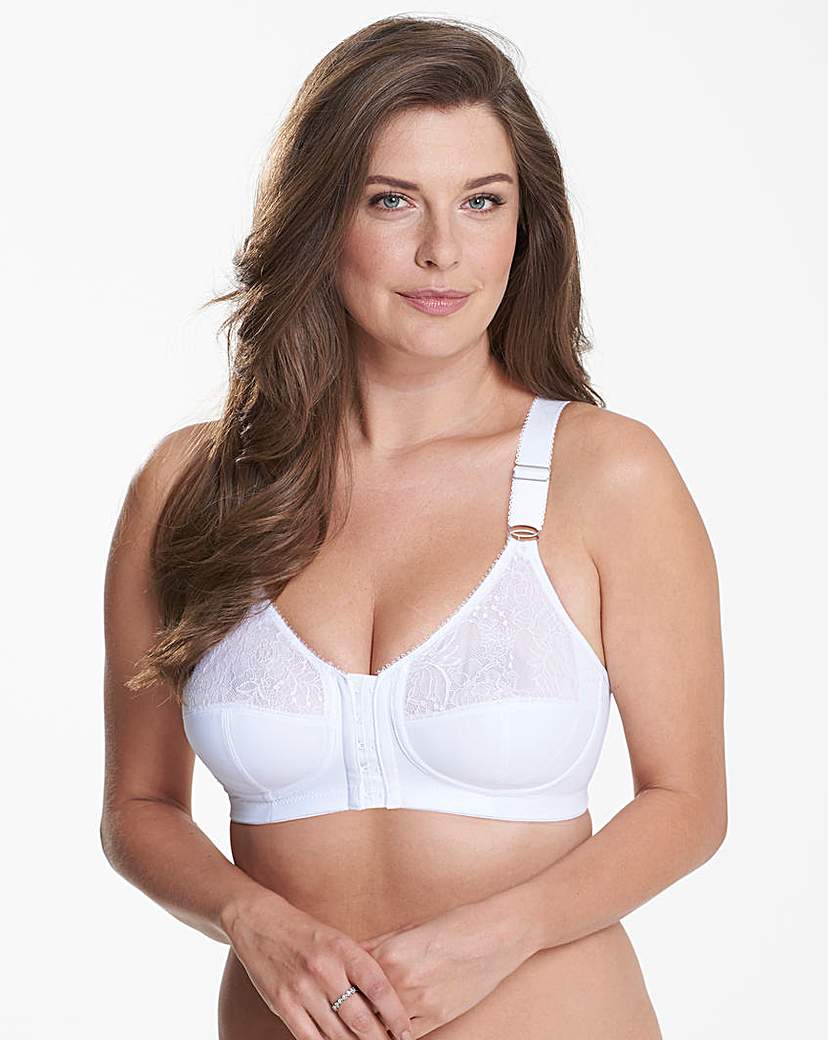 Image of Glamorise Comfort Lift White Support Bra