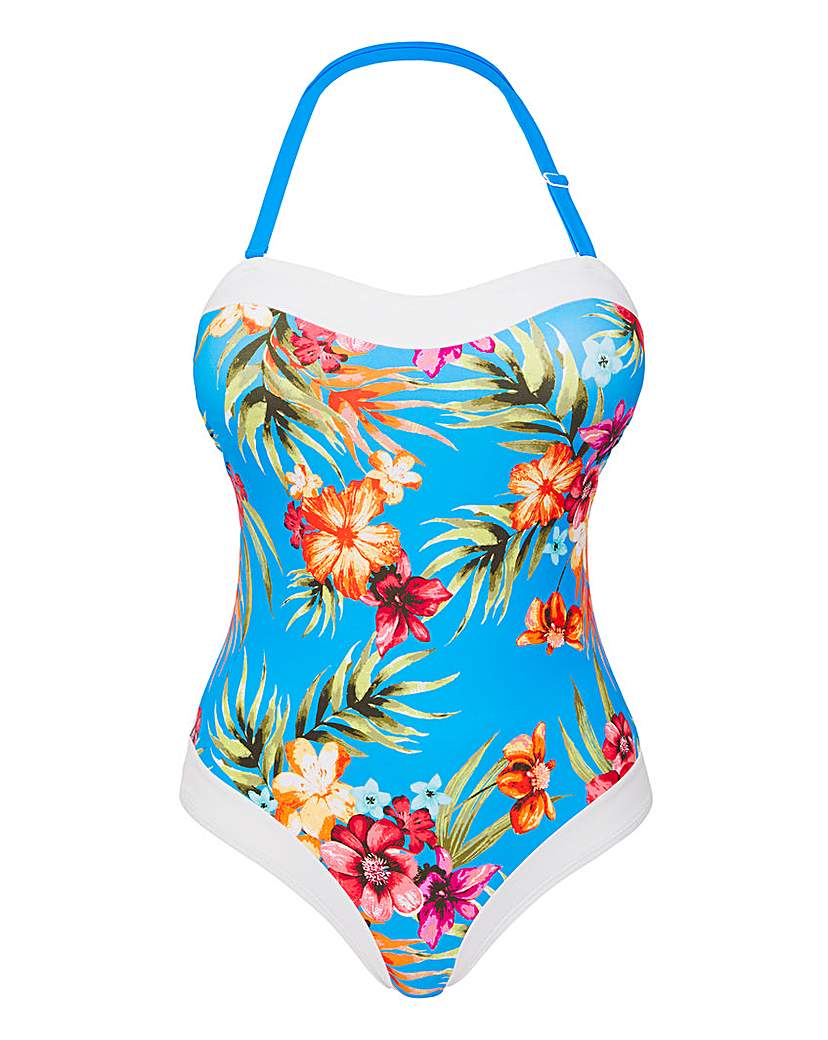 Non Wired Padded Bandeau Swimsuit