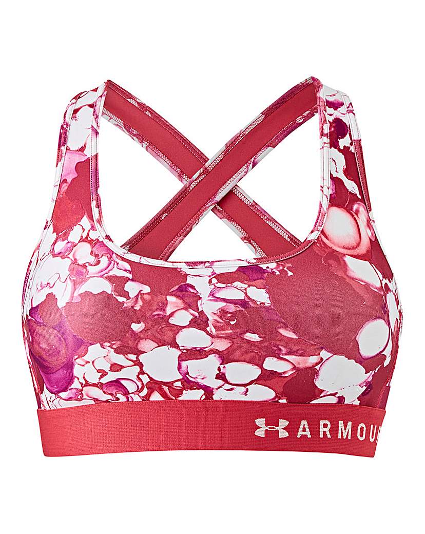 Image of Under Armour Crossback Printed Bra
