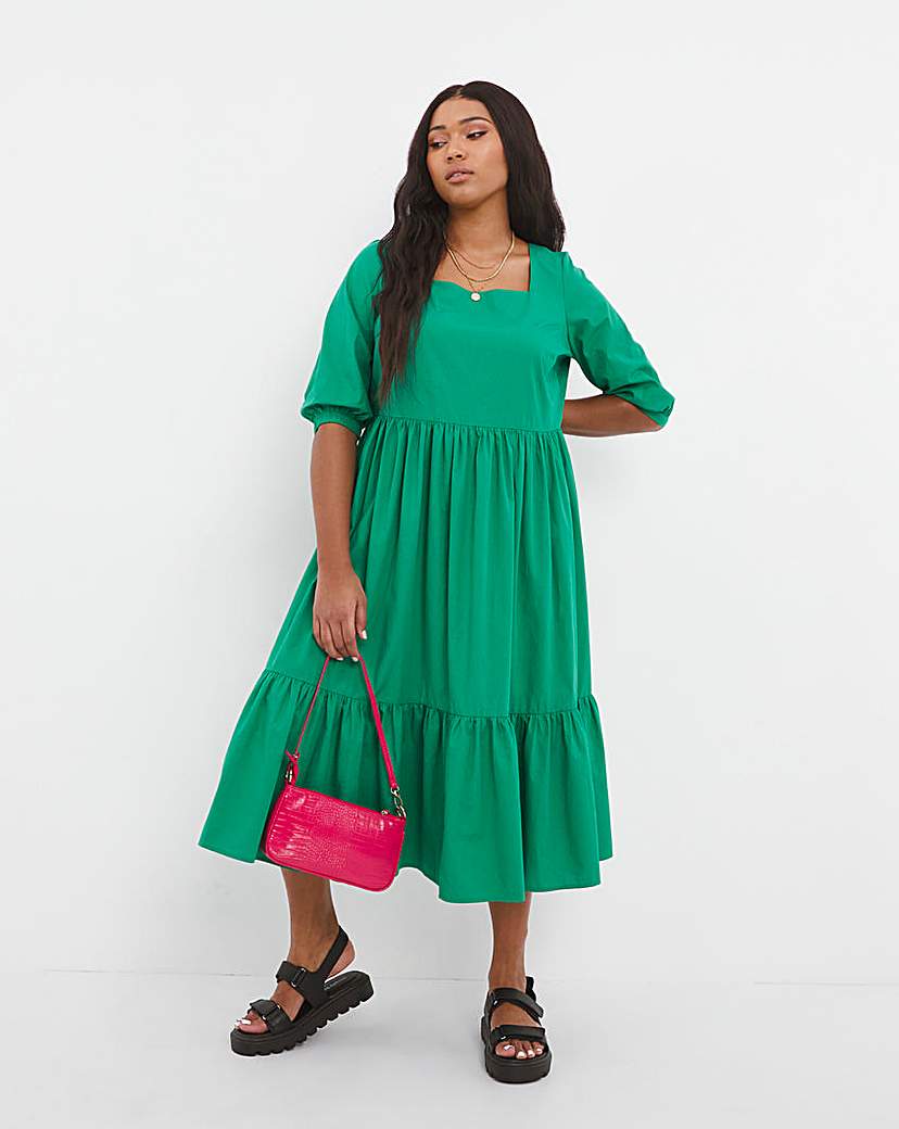 Mari  Midi Dress W/ Bow main image 1