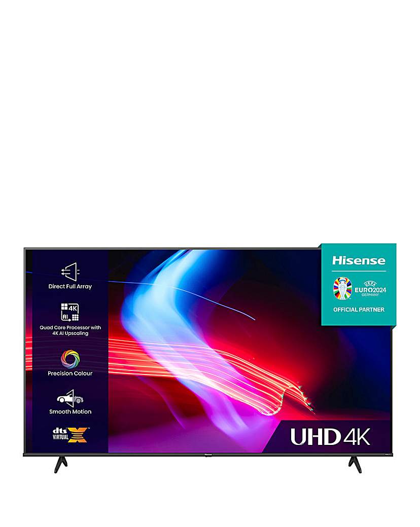 hisense 65 65a6ktuk smart 4k uhd hdr tv