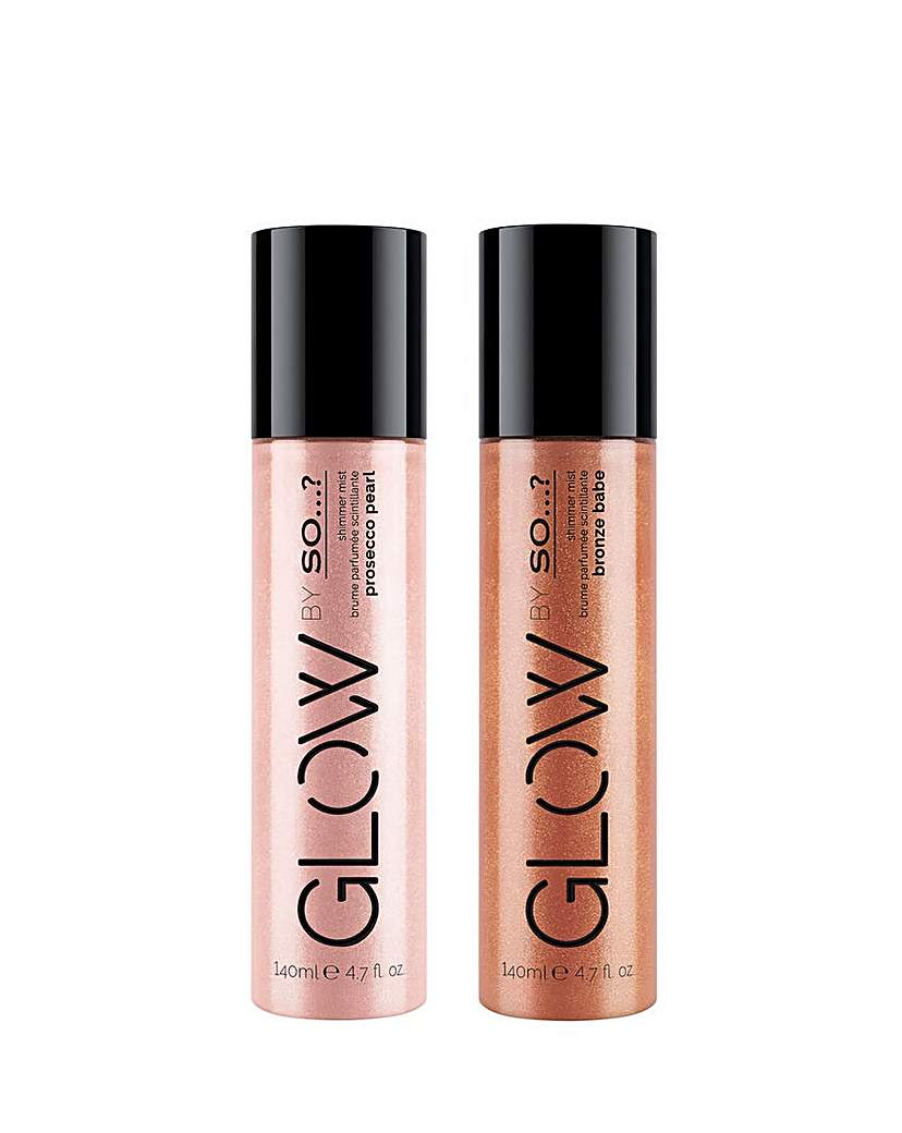 GLOW BY So... Shimmer Mist 140ml Bundle