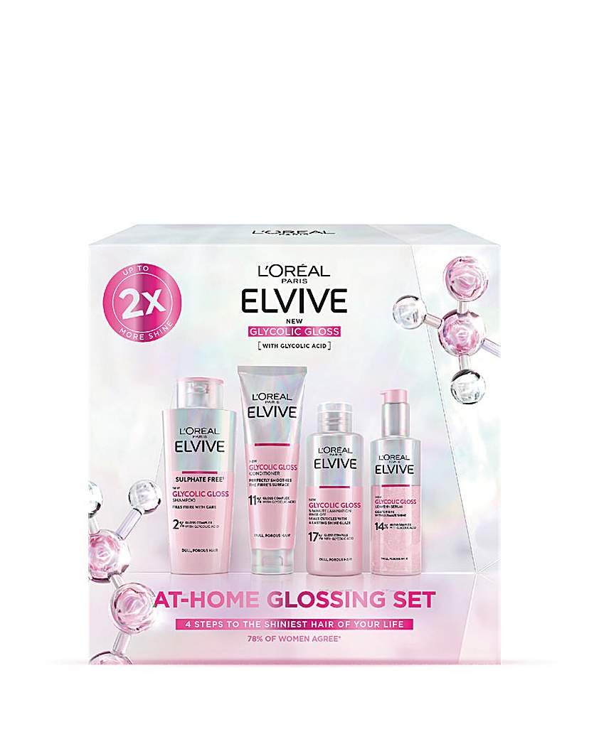 L'Oreal Elvive At Home Glossing Set