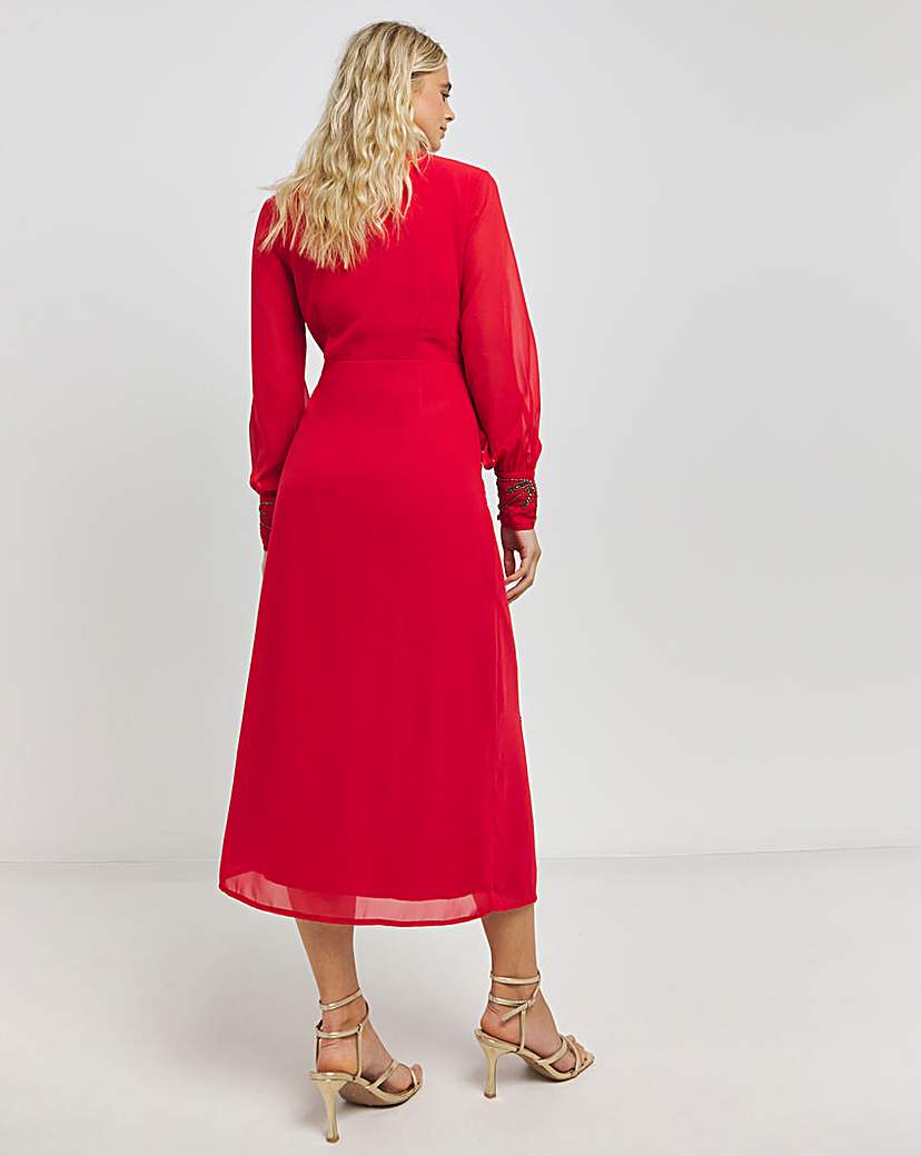 Hope & Ivy Ruched Dress