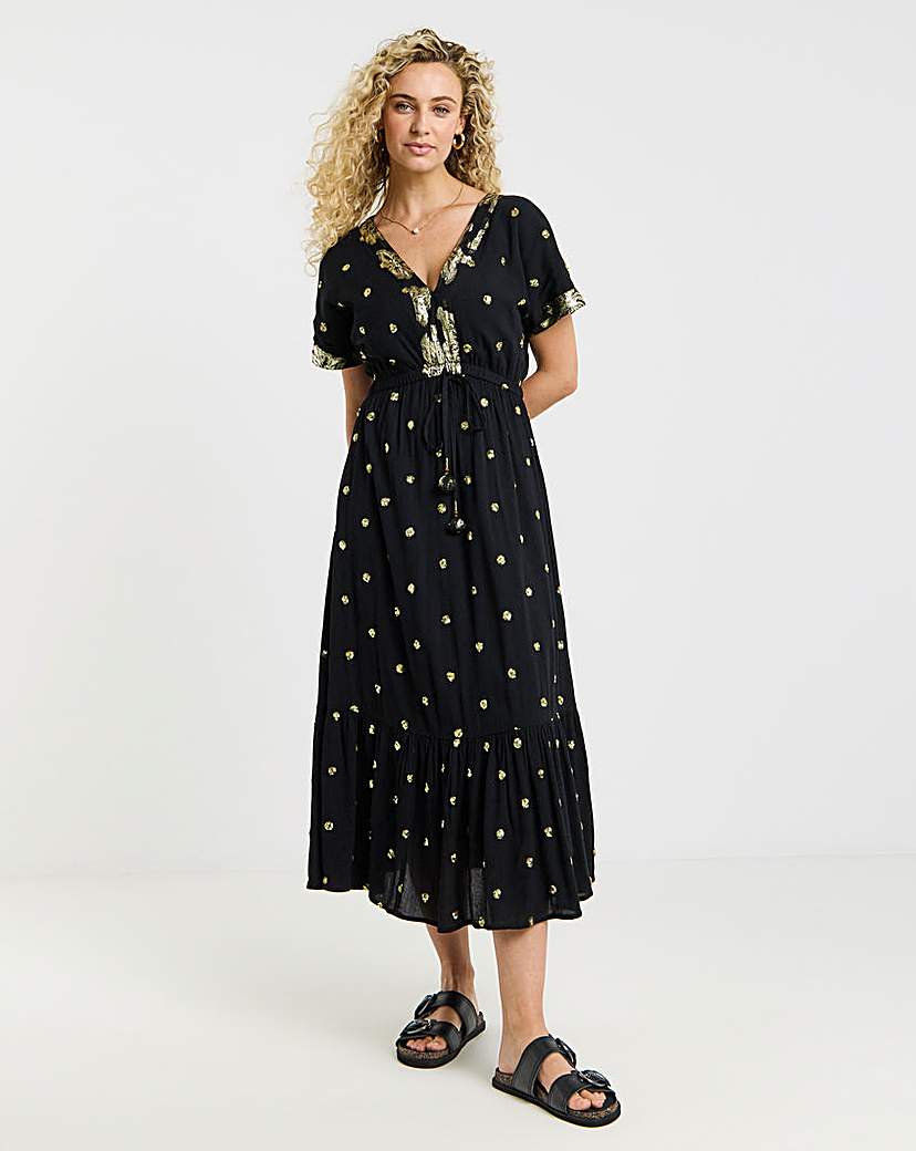 New In - Joe Browns Sofia Sparkle Maxi Dress