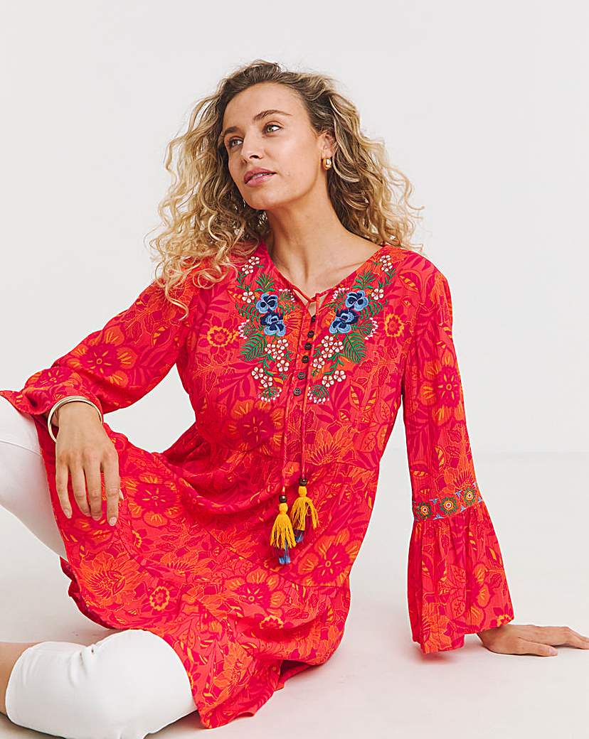 New In - Joe Browns Enchanting Embroidered Tunic