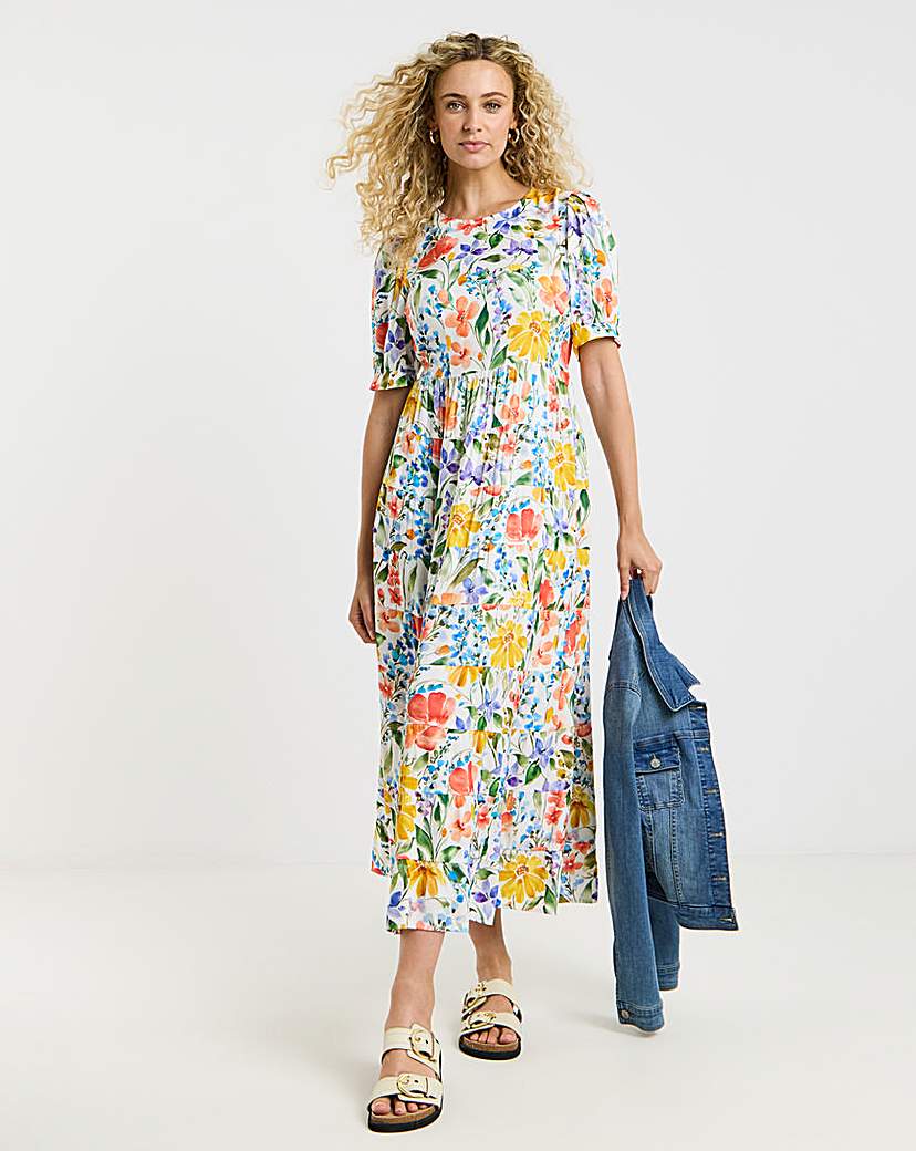 New In - Joe Browns Amelia Tiered Maxi Dress
