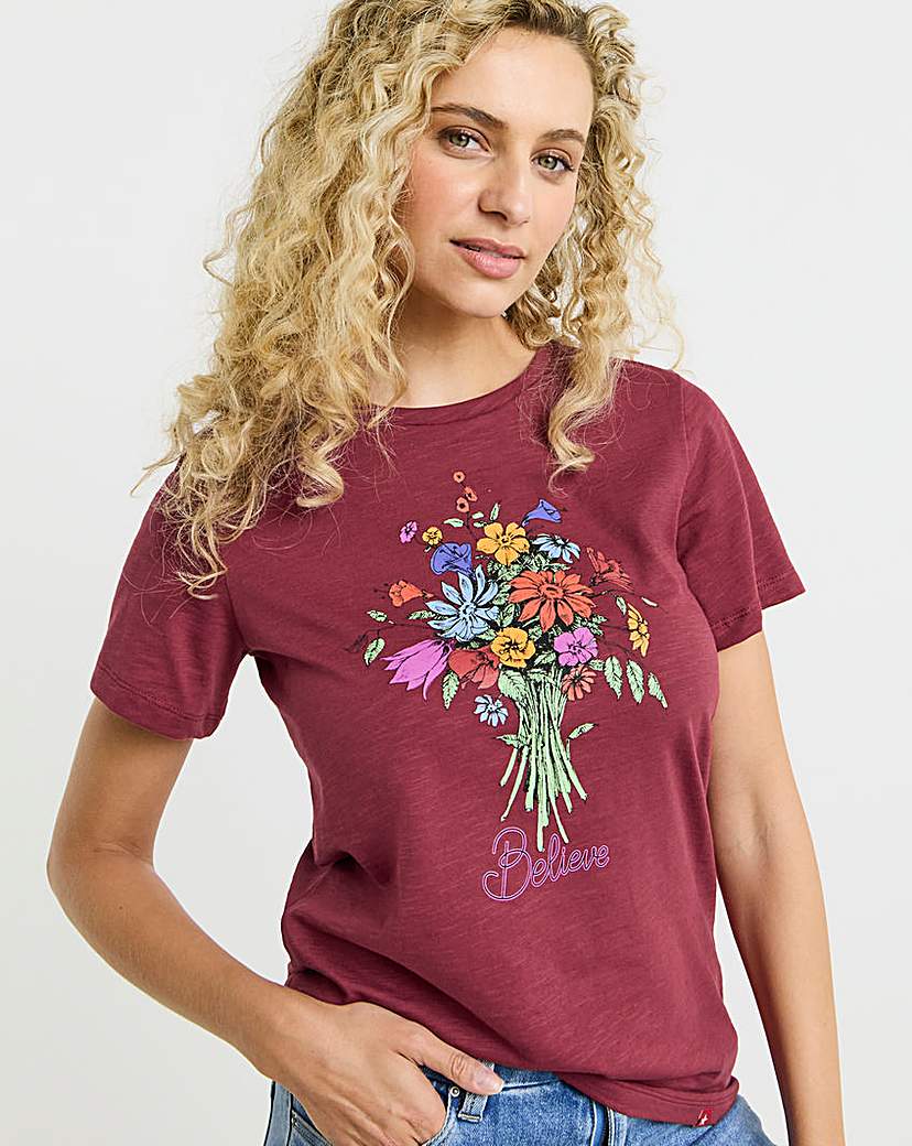 New In - Joe Browns Autumn Florals T-shirt