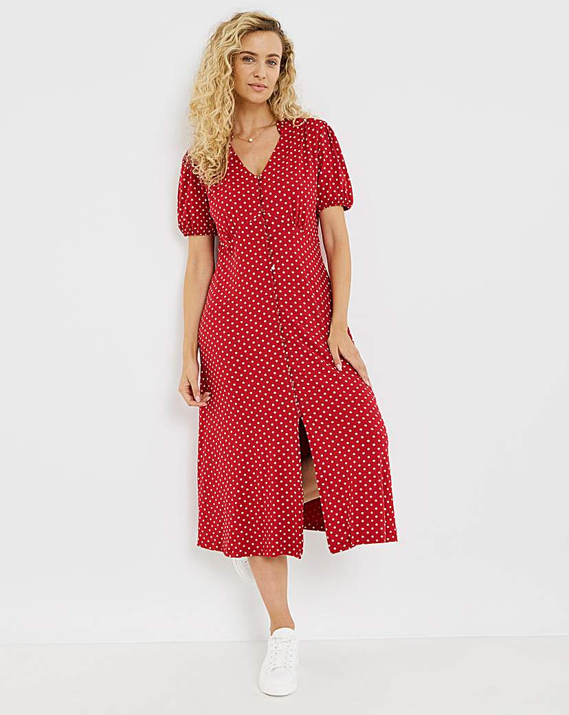 New In - Joe Browns Perfectly Polka Midi Dress
