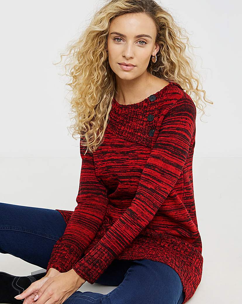 New In - Joe Browns Winter Nights Button Jumper