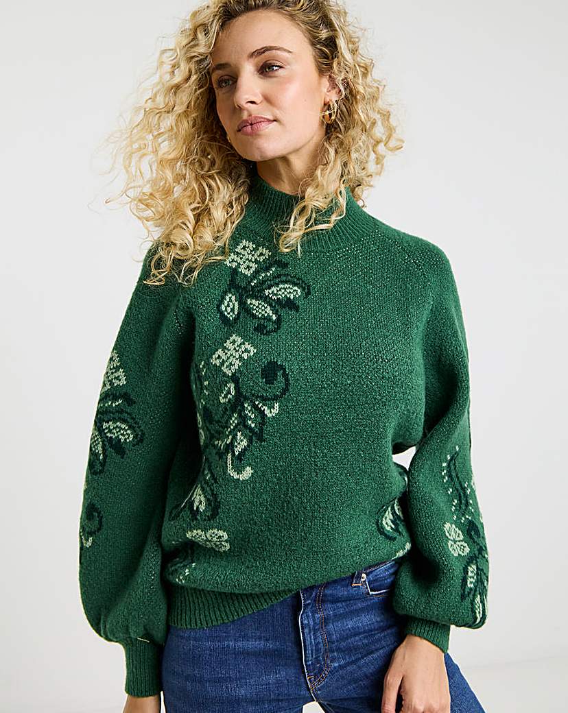 New In - Joe Browns Perfectly Paisley Jumper