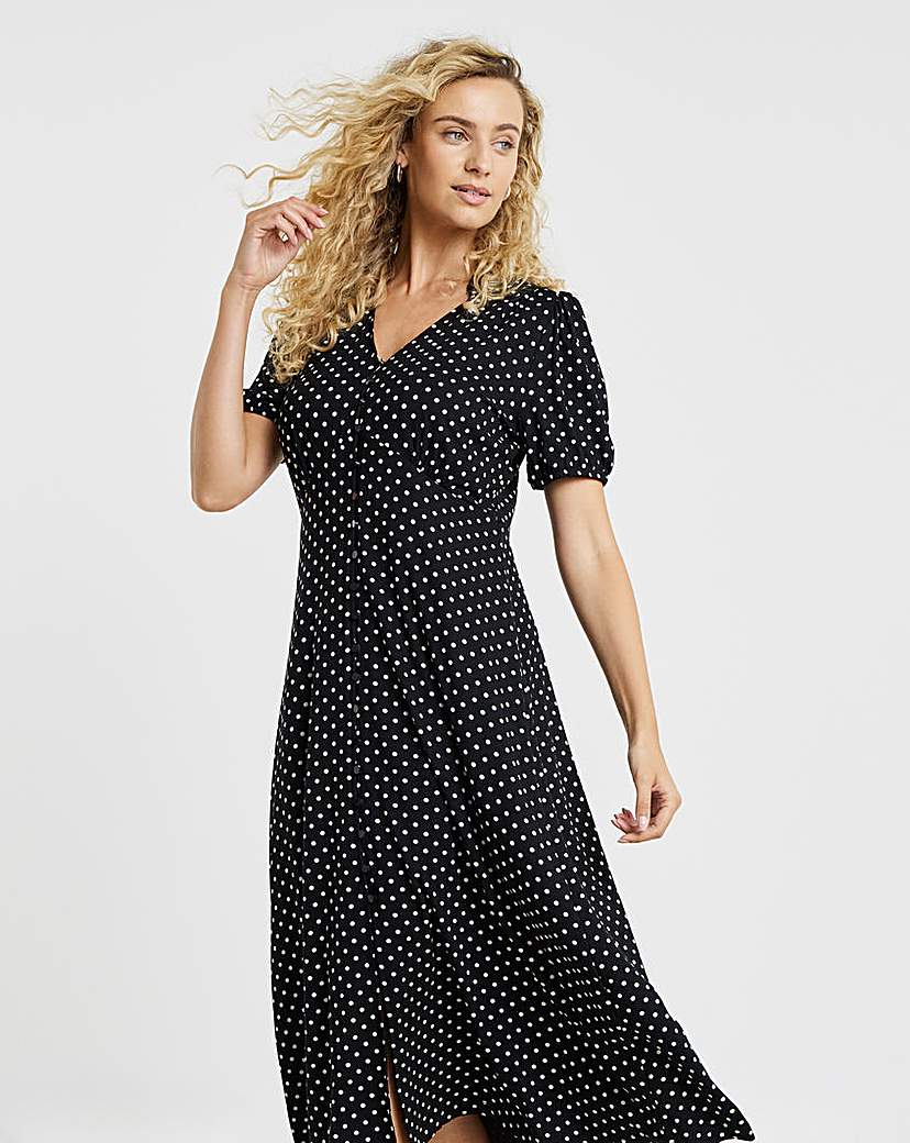New In - Joe Browns Perfectly Polka Midi Dress
