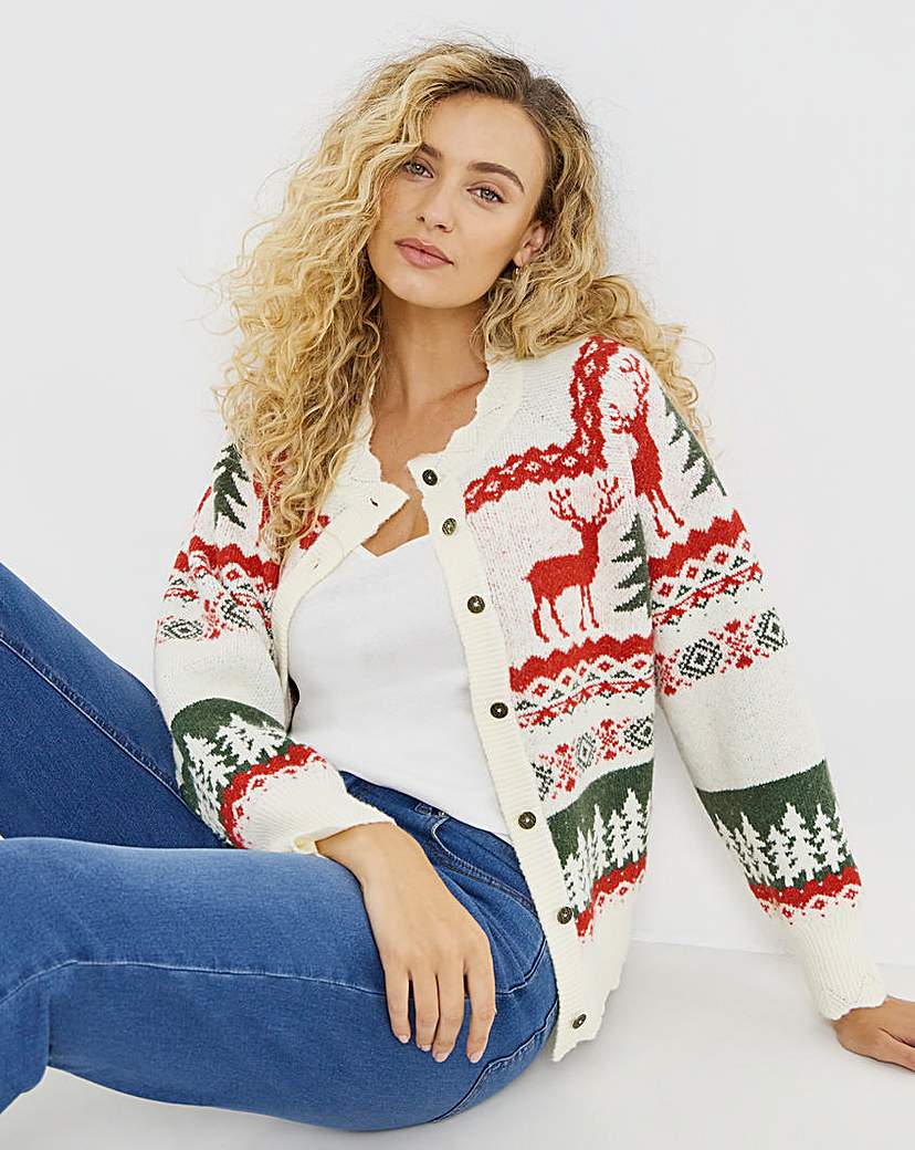 New In - Joe Browns Winter Christmas Cardigan