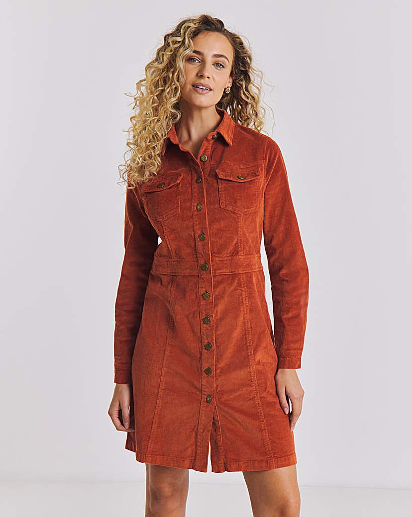 New In - Joe Browns Josie Cord Button Dress