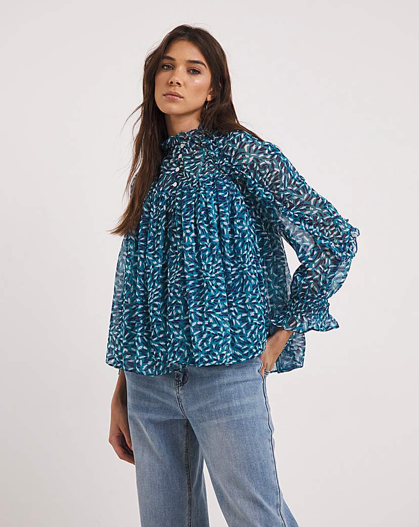 French Connection Billi Crinkle Top