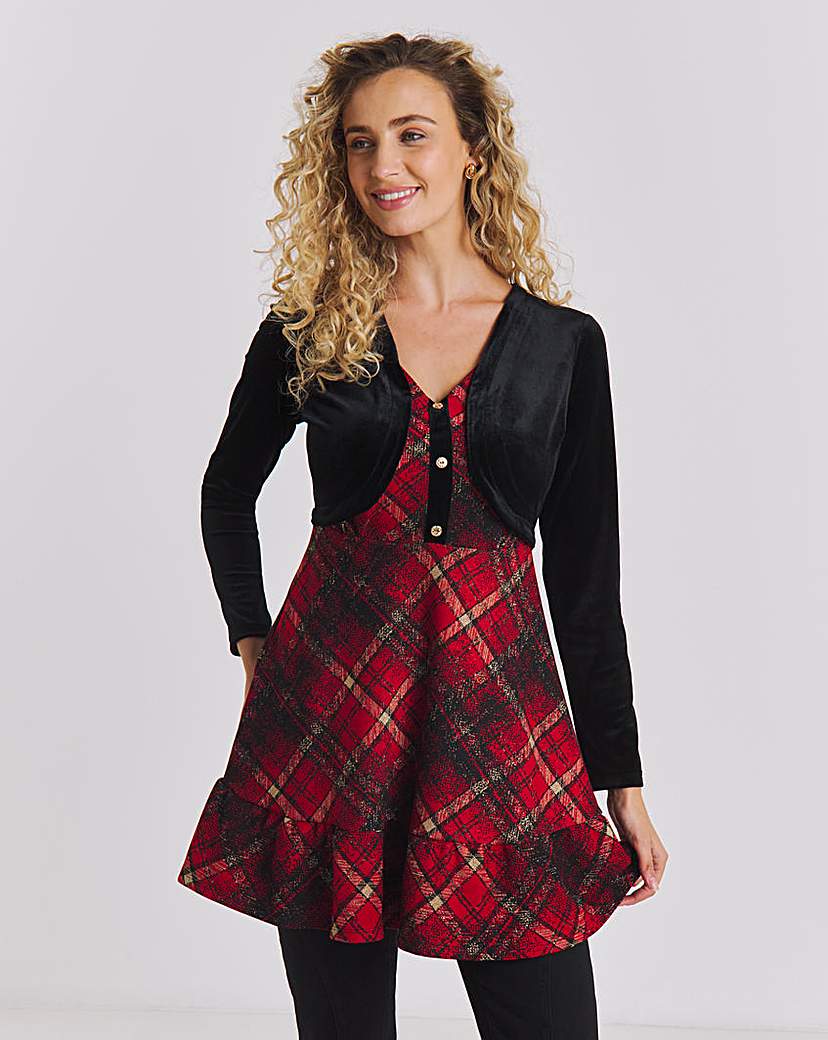 New In - Joe Browns Charming Check Tunic