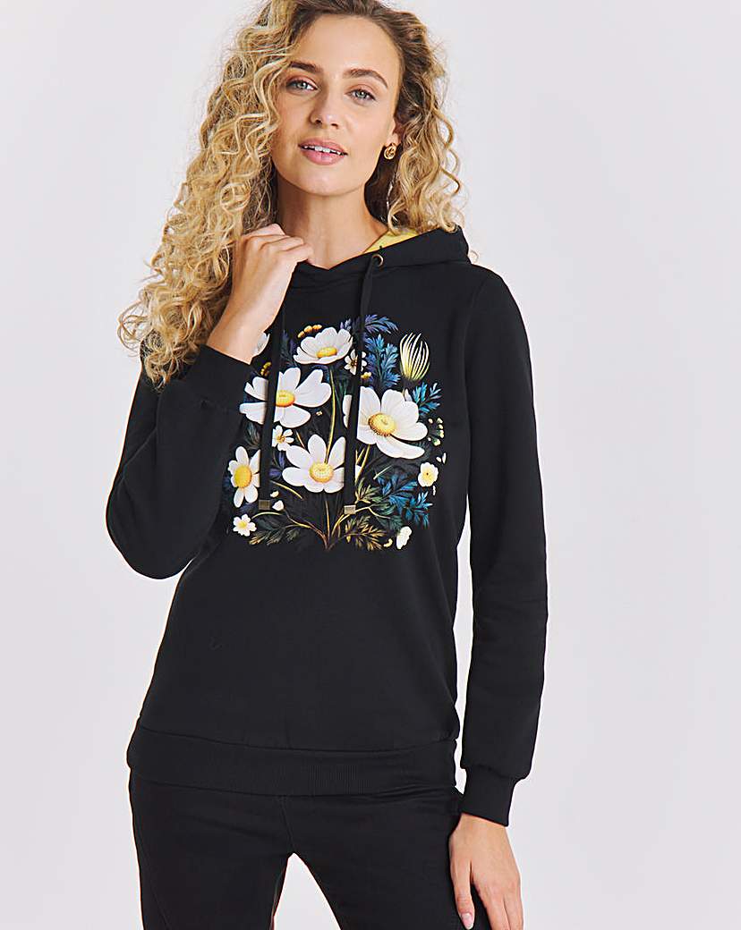New In - Joe Browns Fancy Floral Hoodie