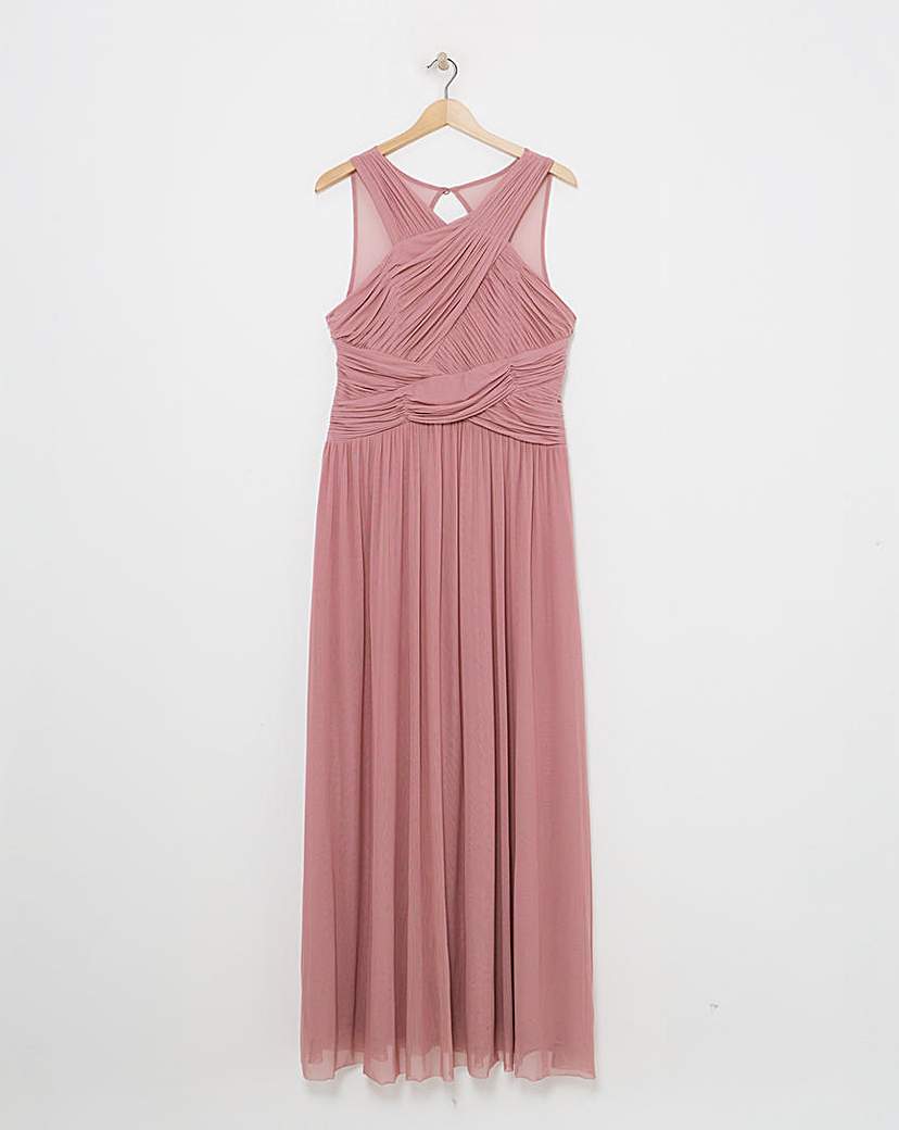 Little Mistress Crossover Maxi Dress