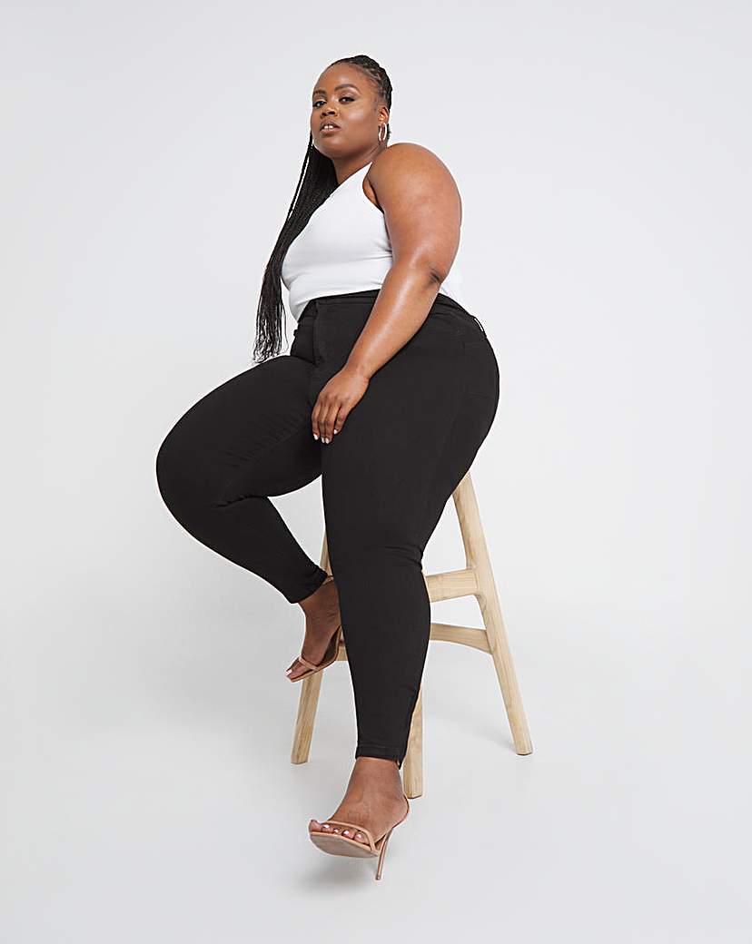 Dream Sculpt Black Skinny Jeans - Black