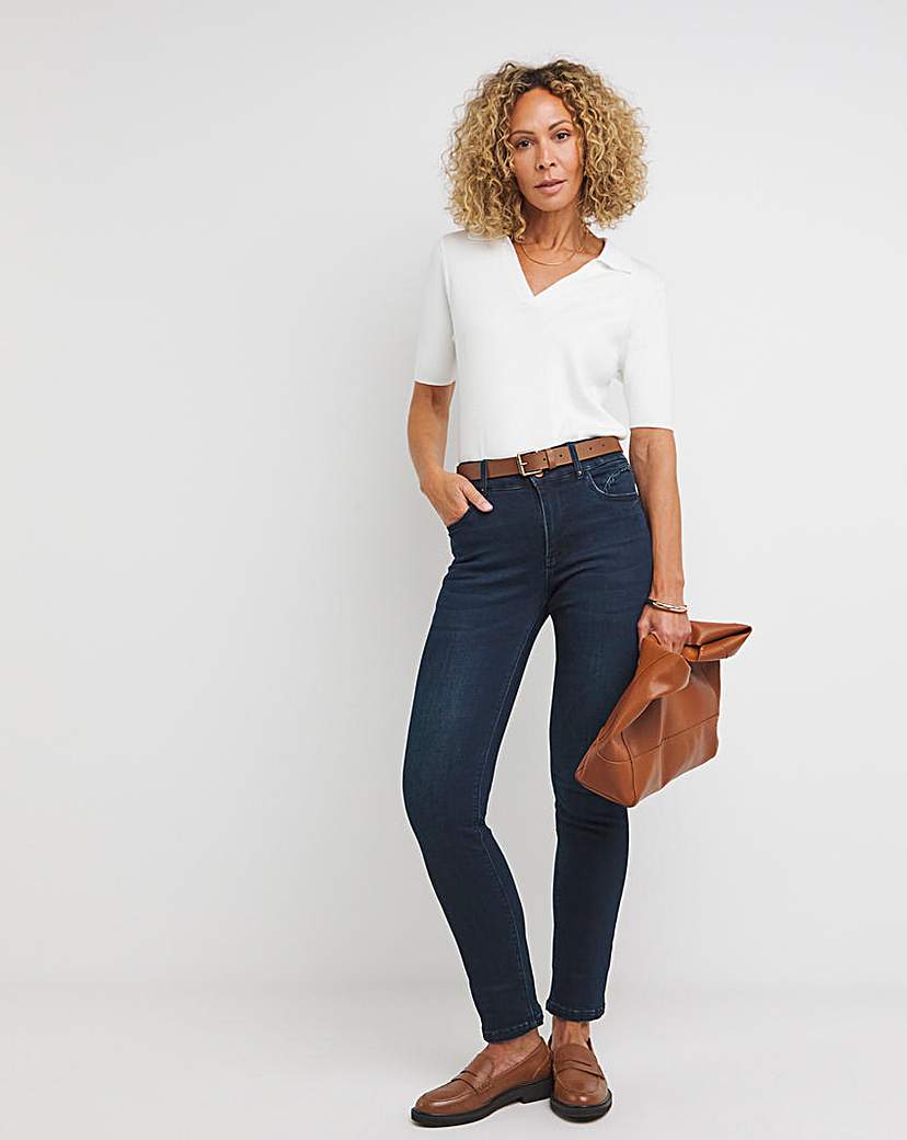 Dream Sculpt Indigo Straight Leg Jeans