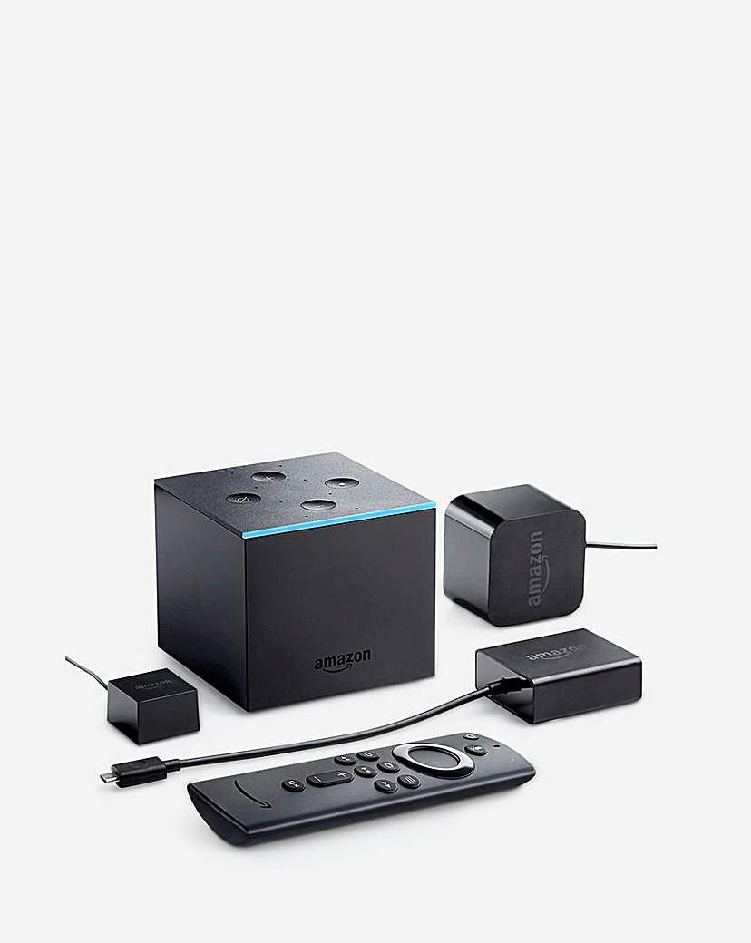 Amazon Fire TV Cube, 4K Ultra HD Streaming Media Player with Alexa Voice Assistant