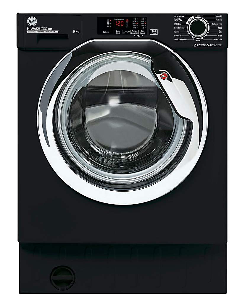 Image of HBWS49D3ACBE-80 9kg 1400rpm black+Inst