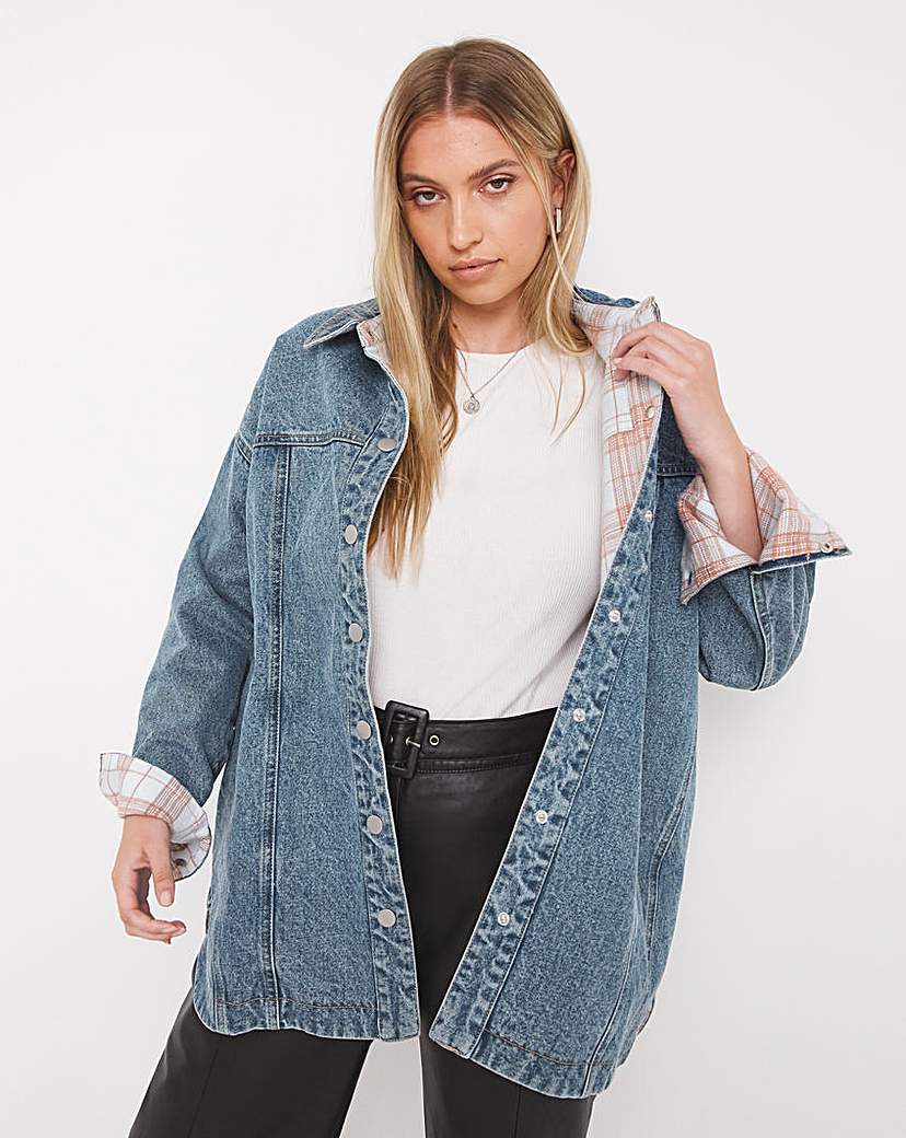 Mid Wash Denim Jacket | Simply Be