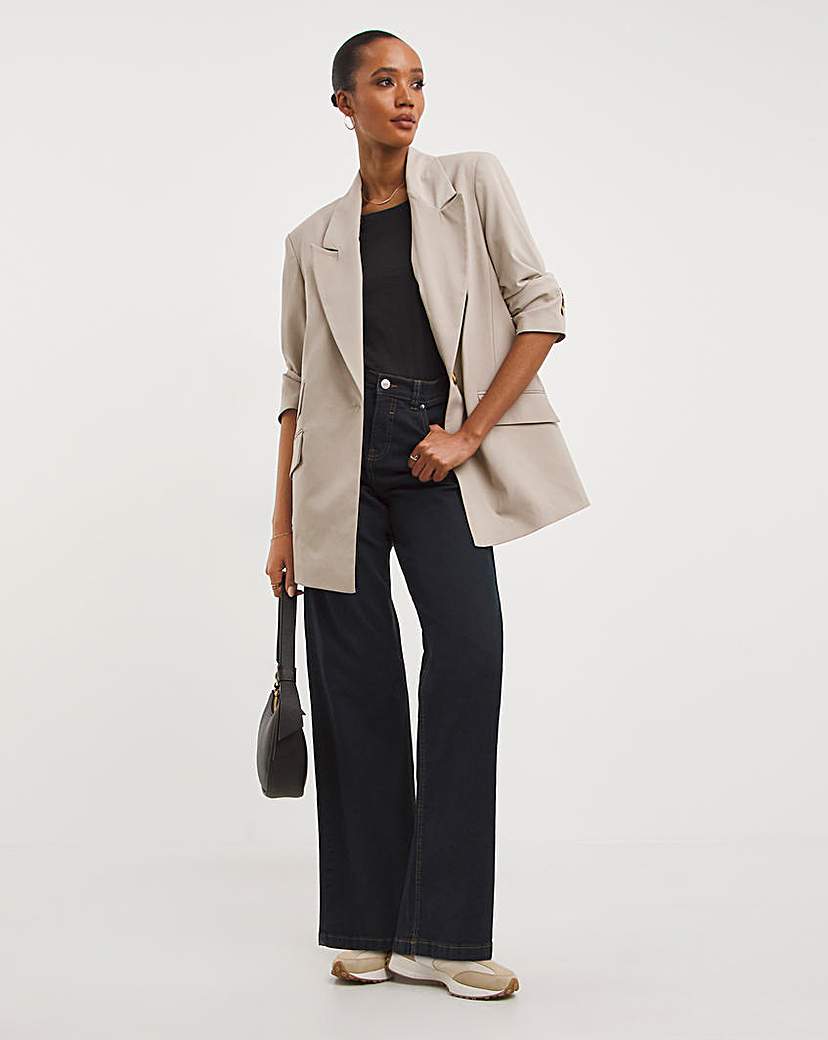 Indigo 24/7 Wide Leg Jeans