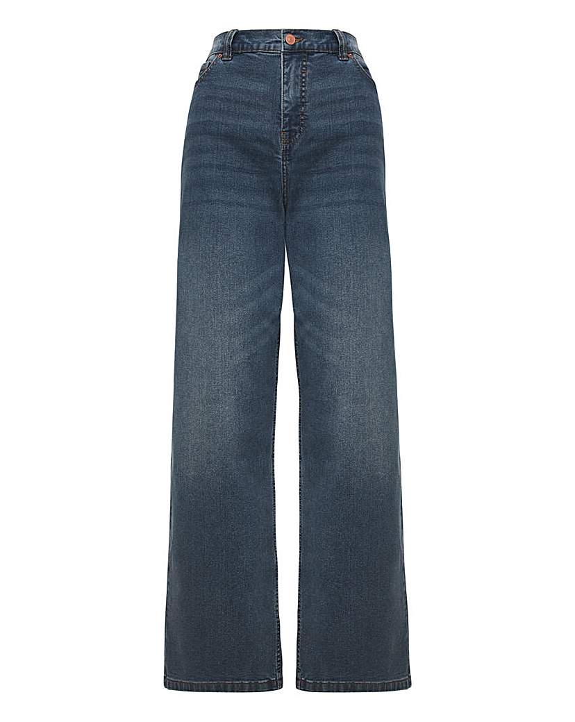 Light Mid Wash 24/7 Wide Leg Jeans