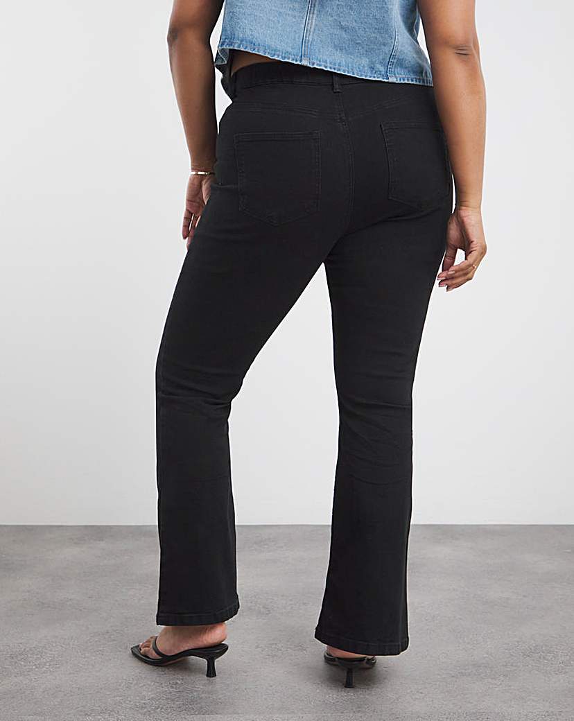 Black 24/7 Bootcut Jeans