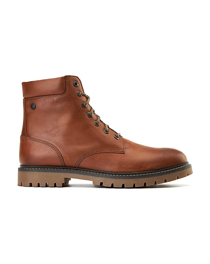 New In - Base London Nickel 7 Eyelet Boot