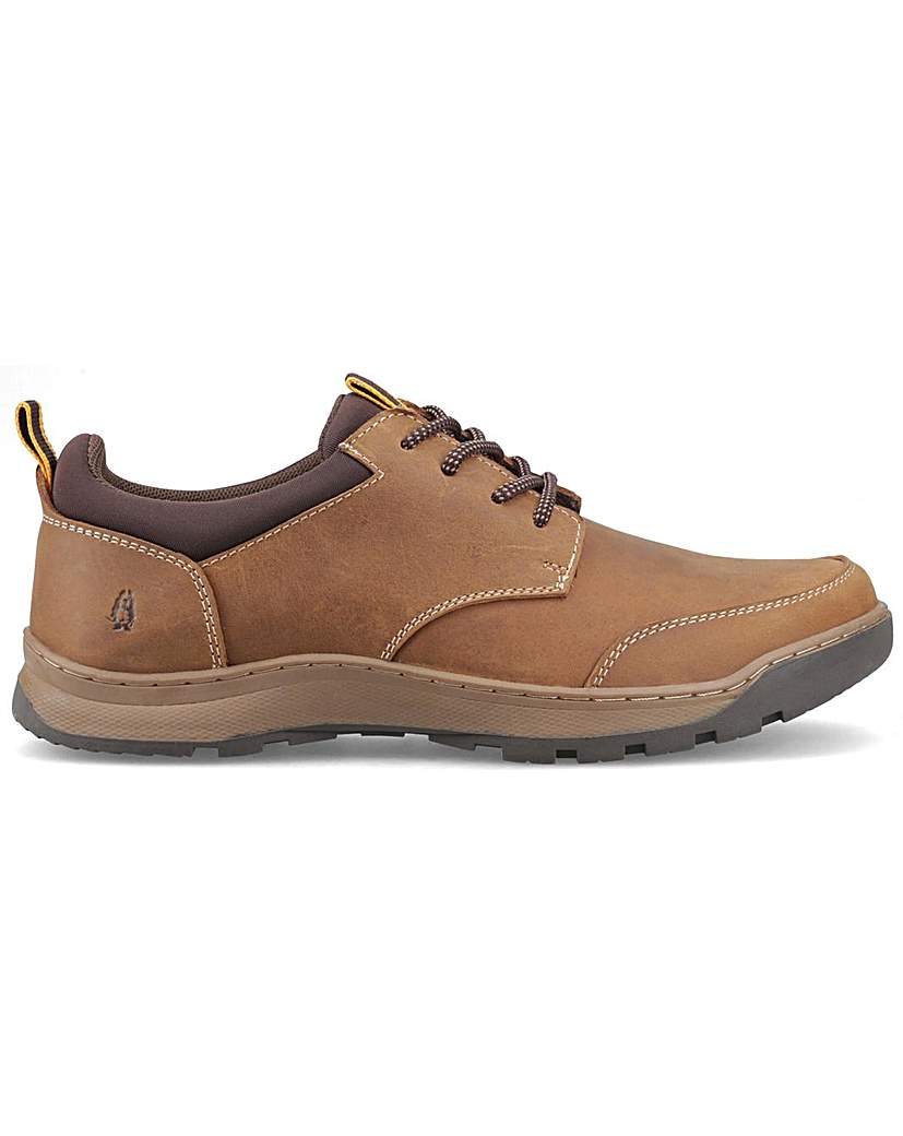 Hush Puppies Men's Lace Up Shoe - Tan - Leather