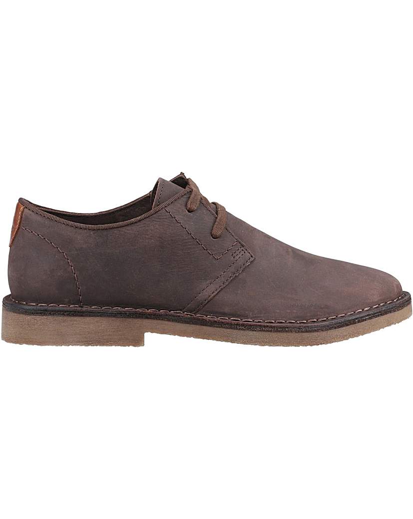 Hush Puppies Brown Scout Leather Lace Up Size 12