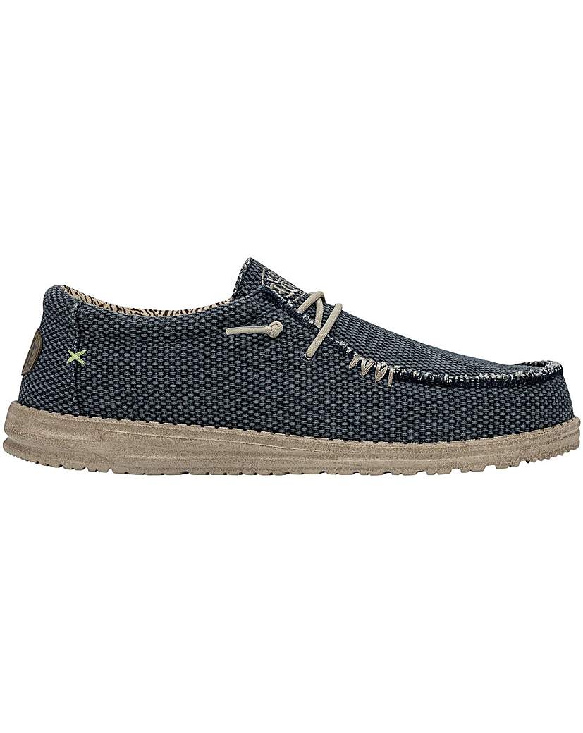 HEYDUDE Wally Braided Slip on Shoe Blue …