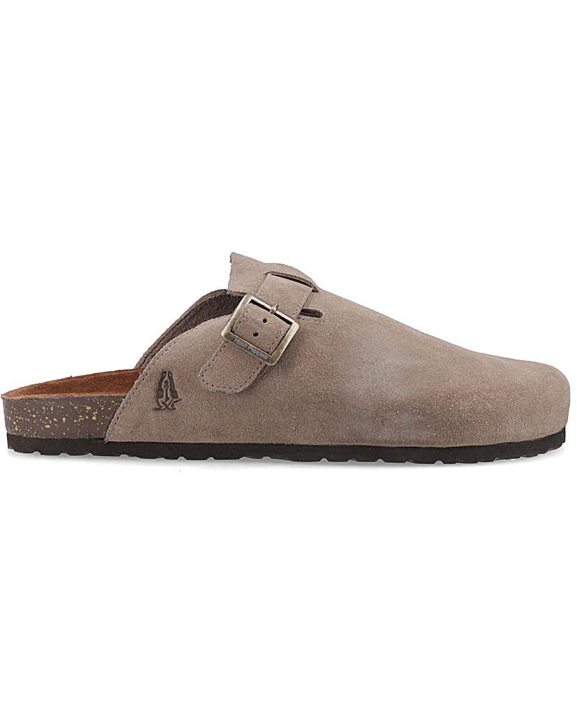Hush Puppies Men's Suede Sandal - Taupe - Size 8