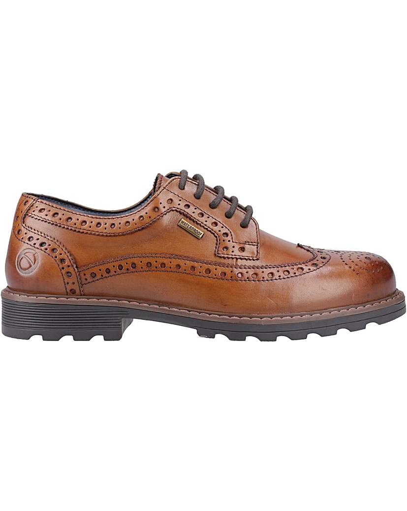 Cotswold Ramsden Brogue Shoe TAN - Cotswold - Size9