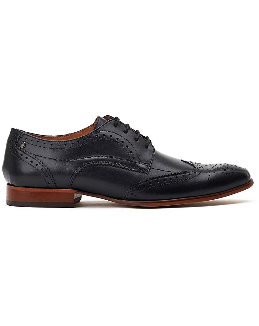 Base London Barbera Excel Brogue Black - Base London - Size13