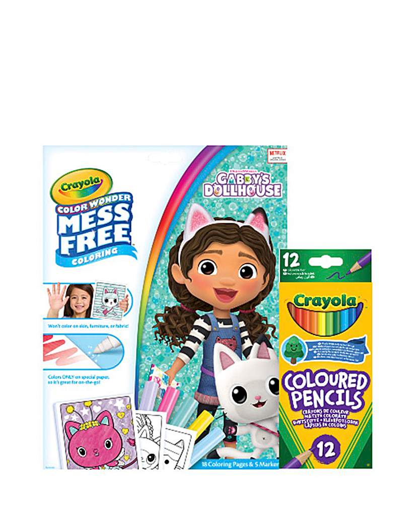 Crayola Gabbys Dollhouse Colour Bundle