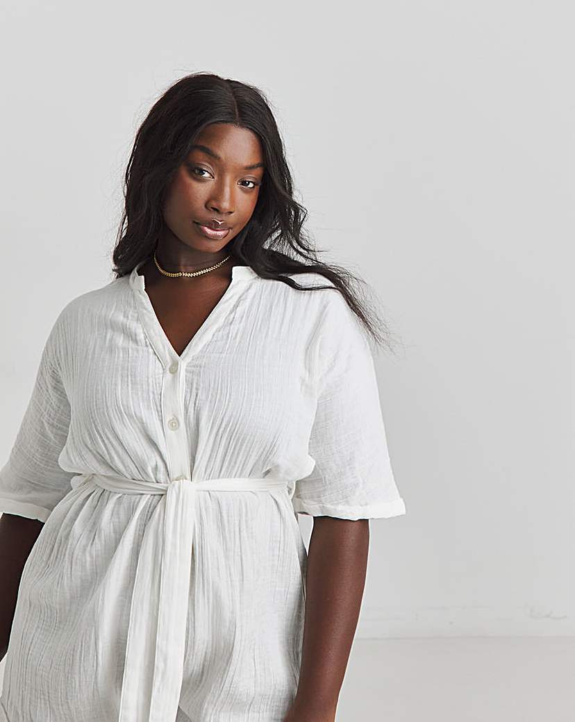 Cotton Beach Playsuit