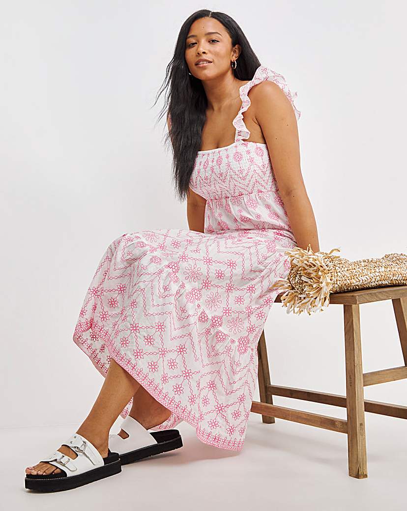 Figleaves Frida Cotton Maxi Beach Dress