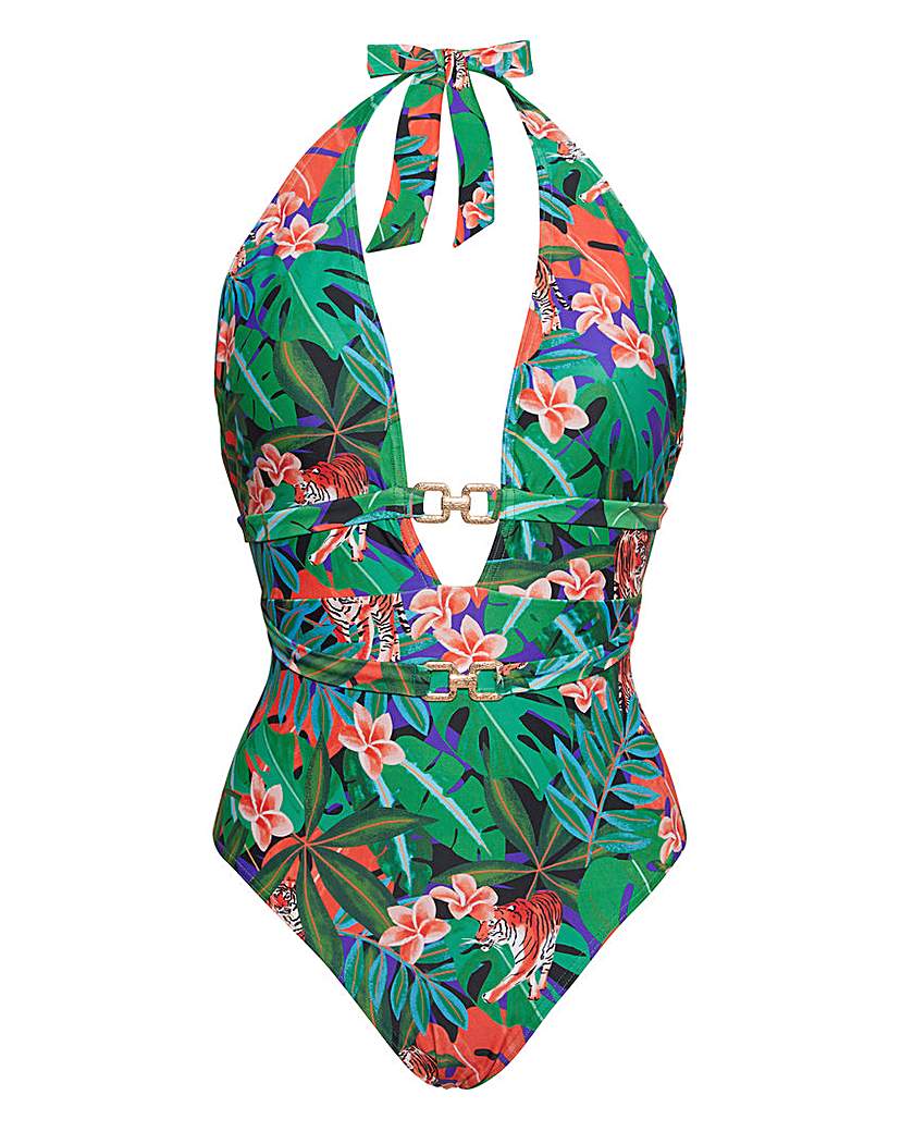 Image of Costa Rica Plunge Tummy Control Swimsuit