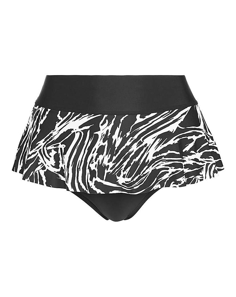 Mix And Match Skirted Brief - Mono marble - Size 14 - Women's