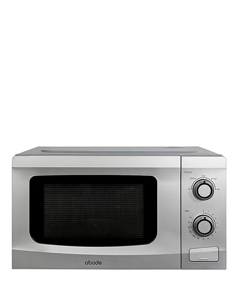 Abode 20L Silver Manual Microwave