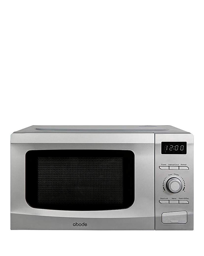 Abode 20L Silver Digital Microwave