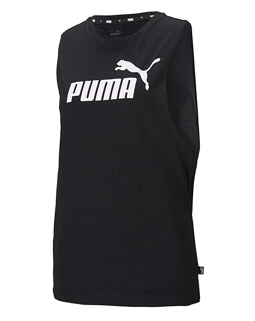 PUMA Essentials Cut Off Logo Tank Top