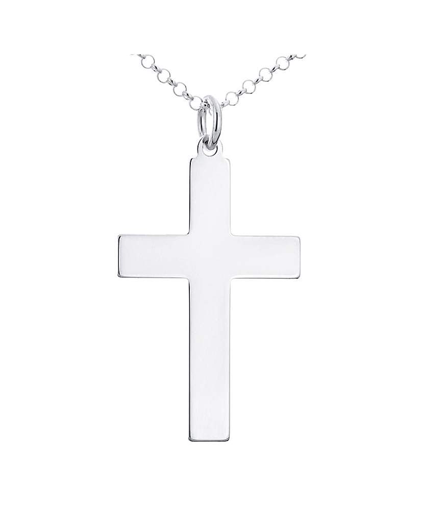 Sterling Silver Cross Pendant With Chain