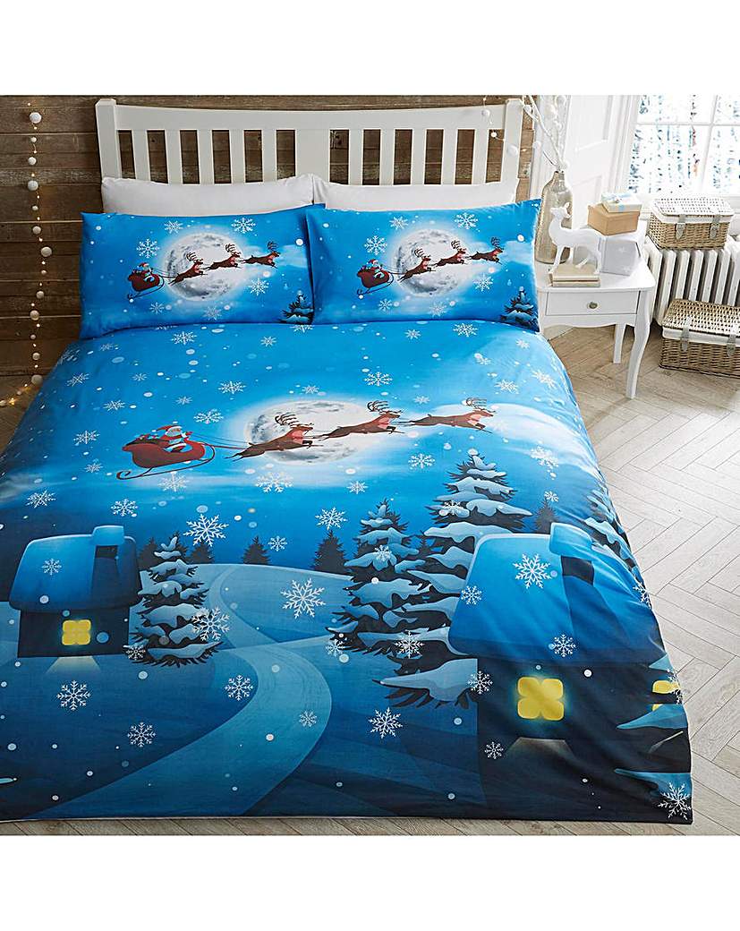 Bedlam Santa Glow In The Dark Duvet Set